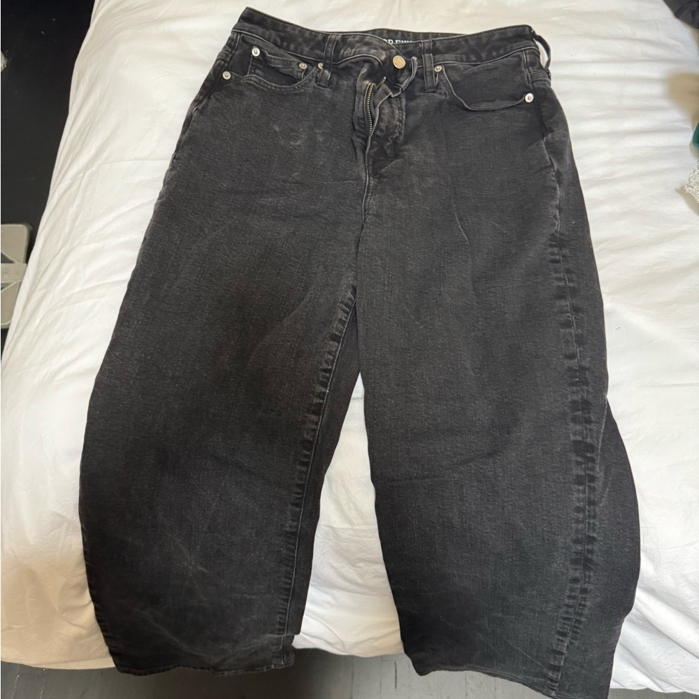 J. Crew Black Wide Leg Women's Jeans